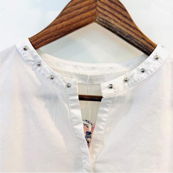 Anne Fontaine White Button Down Shirt - Picture 4 of 14